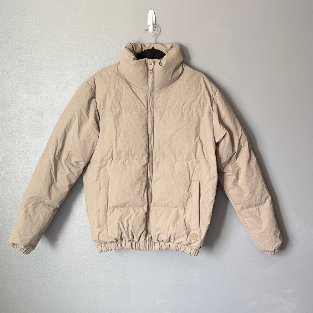 Zara Men’s Oversized Full Zip Waterproof Puffer Winter Jacket Med